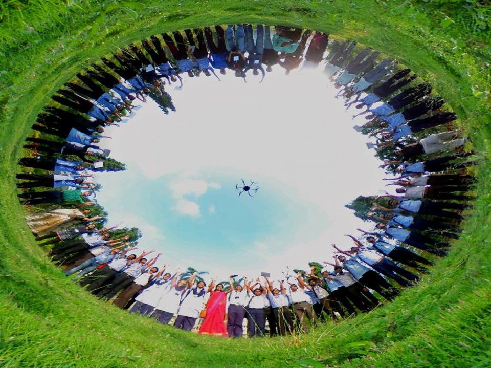 360-degree view of the NITK community on the campus green